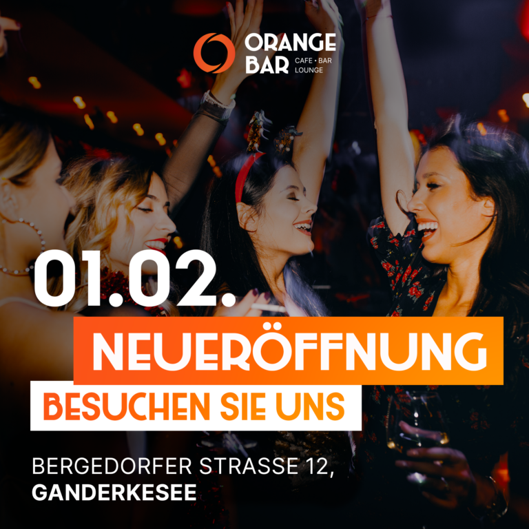 Orangebar Instagrambeitrag Neueröfnnung