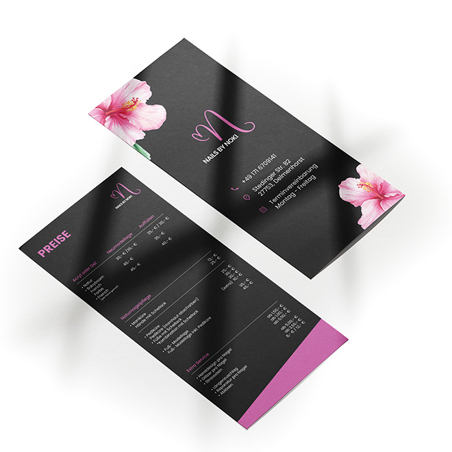 NokinNails-Grafikdesign-Flyer