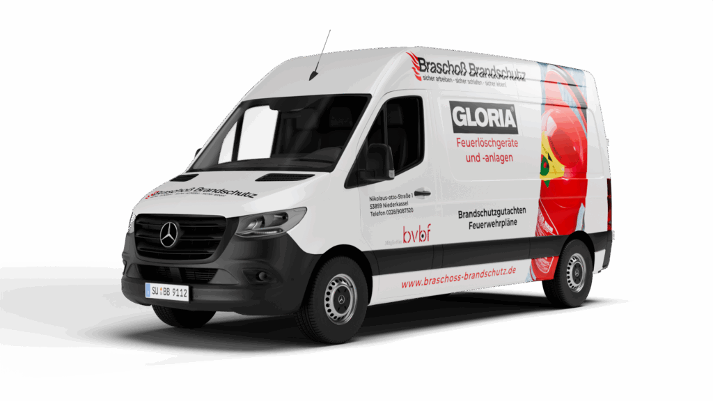 Braschoss Brandschutz Sprinter 3D Visualisierung